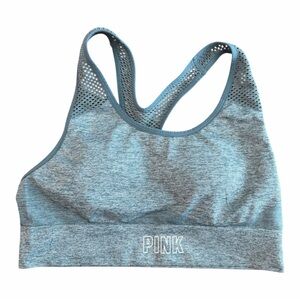 PINK Victoria's Secret Women's Teal Sports Bra - size M